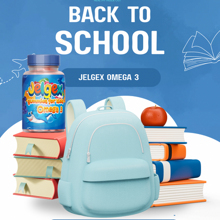Jelgex Omega 3 Gummies for Kids – Brain & Vision Support