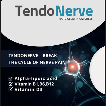 TendoNerve – Nerve Health, General Tonic & Energy Support Formula-30 Capsules(4 packs)