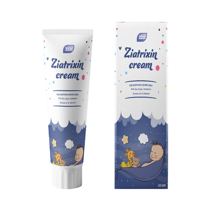 Ziatrixin Diaper Cream – 50g Soothing, Emollient,Antimicrobial